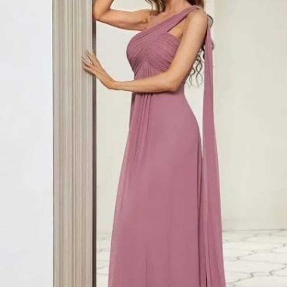 New Ever Pretty One Shoulder Maxi Evening dress